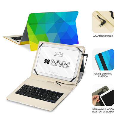 funda-con-teclado-subblim-keytab-usb-11-triangulos-usb-para-tablets-de-11-