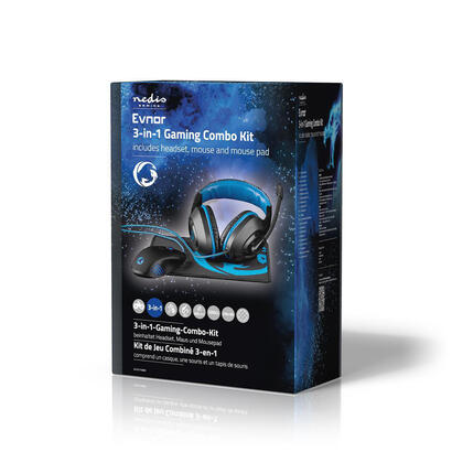 nedis-gck31100bk-teclado-raton-incluido-juego-negro-azul