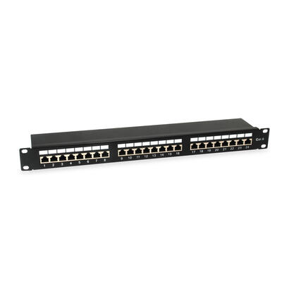 patch-panel-24-puertos-categoria-6-apantallado-color-negro