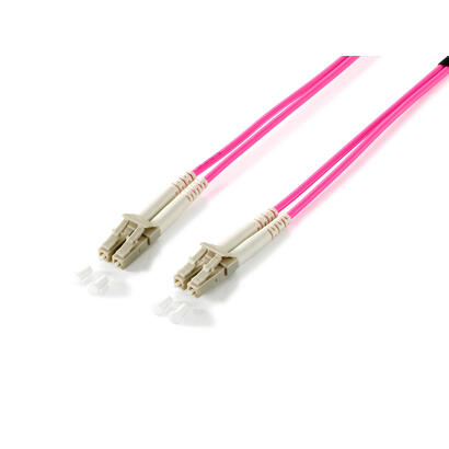 equip-lwl-cable-fibra-optica-lc-lc-1500m-multimode-duplex-om4-violeta