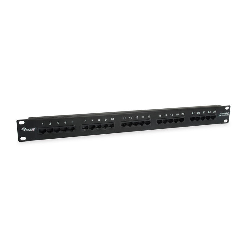 equip-patchpanel-25x-rj45-cat3-19-1he-isdn-negro