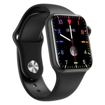 xo-w7-pro-smartwatch-pantalla-18-hd-bateria-200mah-carga-inalambrica-correa-de-silicona-ip67-color-negro