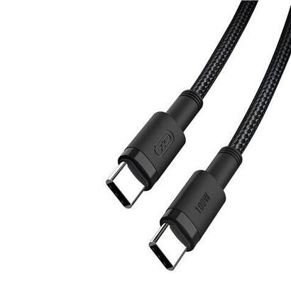 xo-cable-trenzado-usb-c-macho-a-usb-c-macho-100w-carga-transmision-de-datos-alta-velocidad-longitud-150m