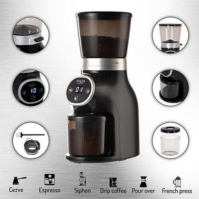 adler-coffee-grinder-ad-4450-burr-300-w-300-g-negro