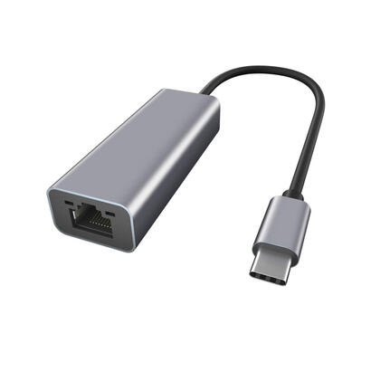 adaptador-de-red-ewent-usb-tipo-c-macho-a-rj45-hembra-gris