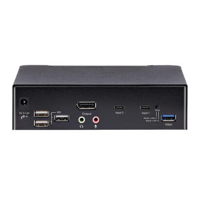 startech-switch-kvm-usb-c-tipo-c-de-2-puertos-displayport-4k-60hz-audio-35mm-hub-4x-usb-y-2x-usb-a-32-gen-1-de-5gbps