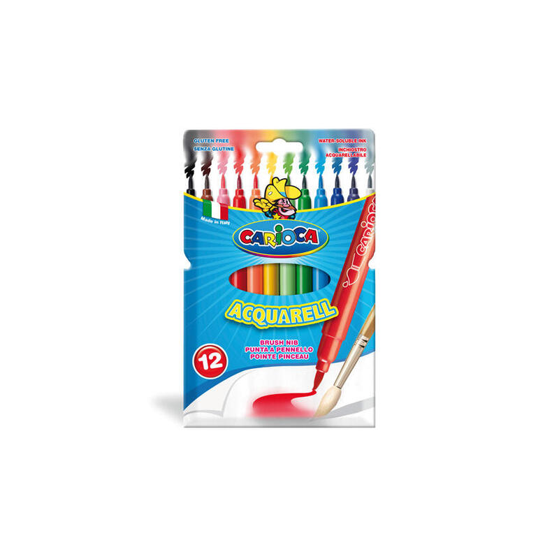 carioca-acquarell-rotulador-fino-multicolor-12-piezas carioca-acquarell-rotulador-fino-multicolor-12-piezas