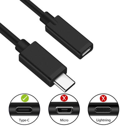 ewent-ec1037-cable-de-extension-usb-20-tipo-c-a-tipo-c-de-18-metros