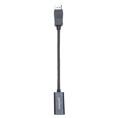 manhattan-151634-adaptador-de-cable-displayport-hdmi-negro