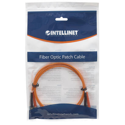 intellinet-515764-cable-de-fibra-optica-2-m-om1-st-naranja