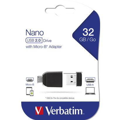 pendrive-verbatim-nano-on-the-go-32gb-usb-20-otg-con-adaptador-micro-usb-negro