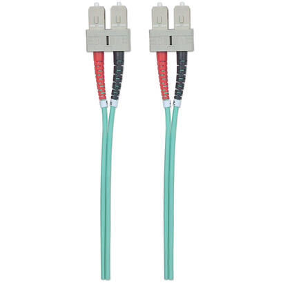 intellinet-751025-cable-de-fibra-optica-1-m-om3-sc-aqua