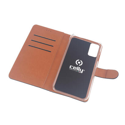 celly-wally-funda-para-iphone-13-155-cm-61-funda-cartera-negro