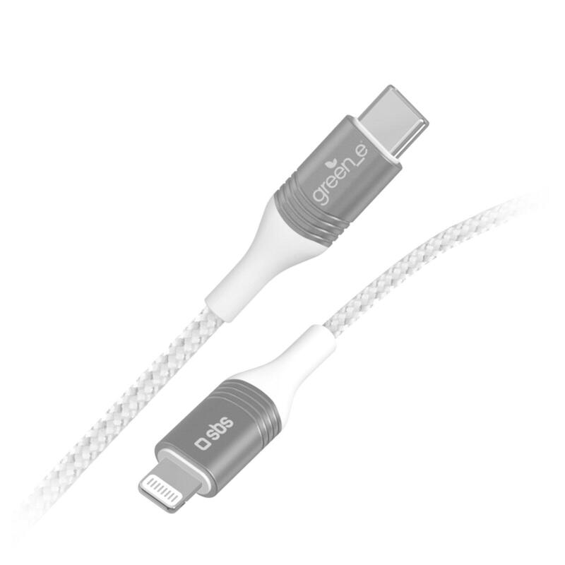 sbs-grecableligtc12bw-cable-de-conector-lightning-12-m-plata-blanco