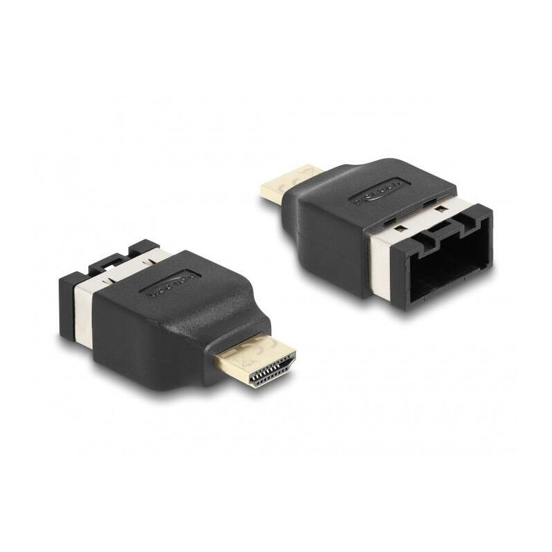 delock-adaptador-hdmi-de-automovil-hdmi-e-hembra-a-hdmi-a-macho-4k-60-hz