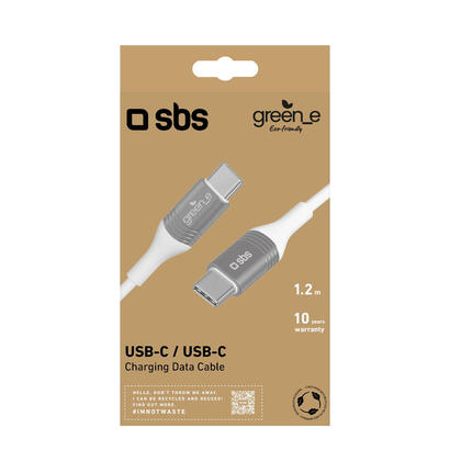 sbs-grecabletctc15w-cable-usb-12-m-usb-c-blanco