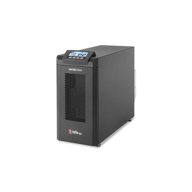 riello-ups-sentinel-tower-stw-10000-ups-ca-220230240380400415-v-10000-vatios-10000-va-trifasico-1-fase-rs-232-usb-negro-ral-9005