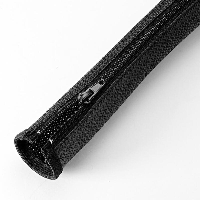 vivolink-prozipsleeve1248-pasacables-negro-12mm-48m