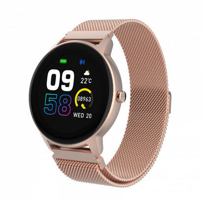 smartwatch-forever-forevive-2-slim-sb-325-notificaciones-frecuencia-cardiaca-rosa-oro