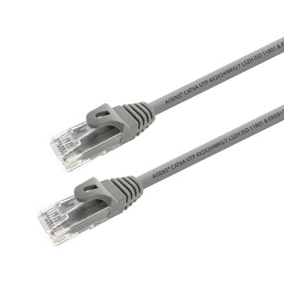 aisens-cable-de-red-rj45-lszh-cat6a-500-mhz-utp-awg24-2m-gris