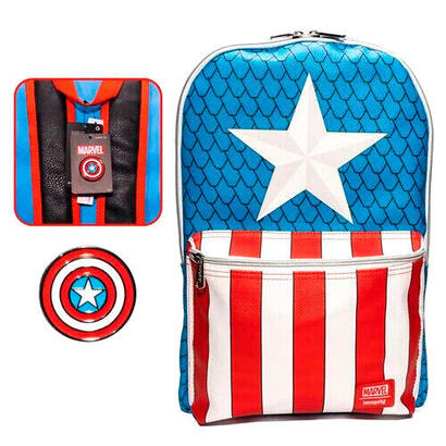 mochila-pin-capitan-america-marvel-loungefly-45cm