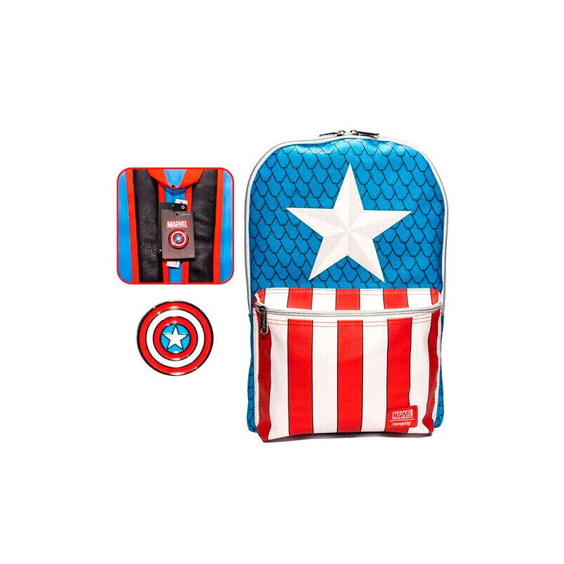 mochila-pin-capitan-america-marvel-loungefly-45cm