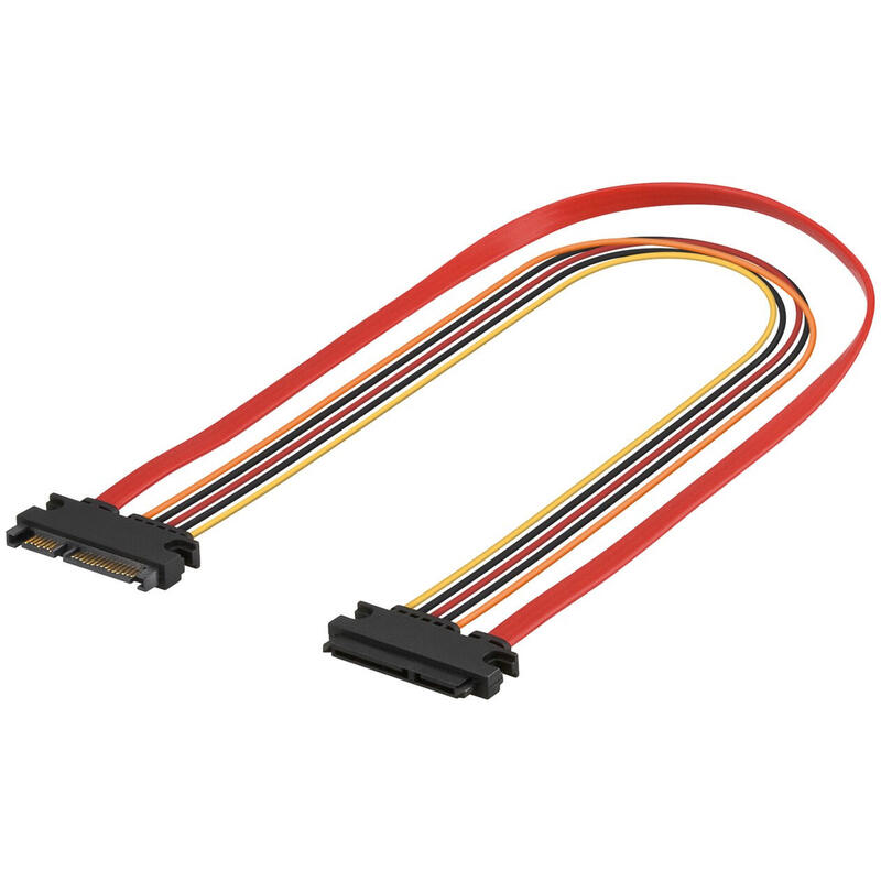 goobay-93871-cable-de-sata-05-m-sata-7-pin-15-pin-negro-naranja-rojo-amarillo goobay-93871-cable-de-sata-05-m-sata-7-pin-15-pin-negro-naranja-rojo-amarillo