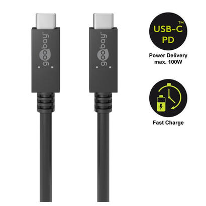 wentronic-49254-cable-usb-1-m-usb-32-gen-2-31-gen-2-usb-c-negro