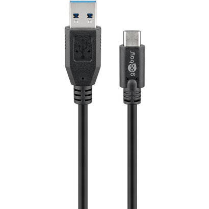 kabel-usb-30-c-a-ss-10m-goobay-usb-typ-c-auf-typ-a-negro