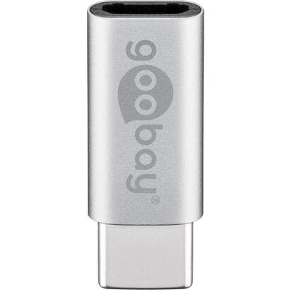 goobay-56636-adaptador-usb-c-usb-20-micro-plata