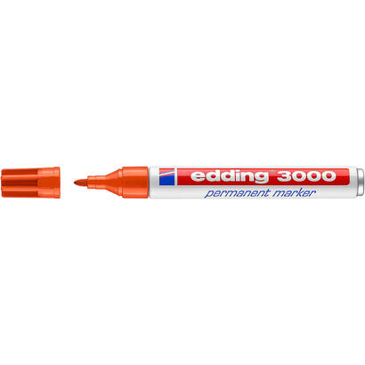pack-de-10-unidades-edding-3000-rotulador-permanente-punta-redonda-de-15mm-trazo-entre-15-y-3mm-recargable-secado-rapido-color-n