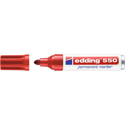 pack-de-10-unidades-edding-marcador-permanente-550-rojo