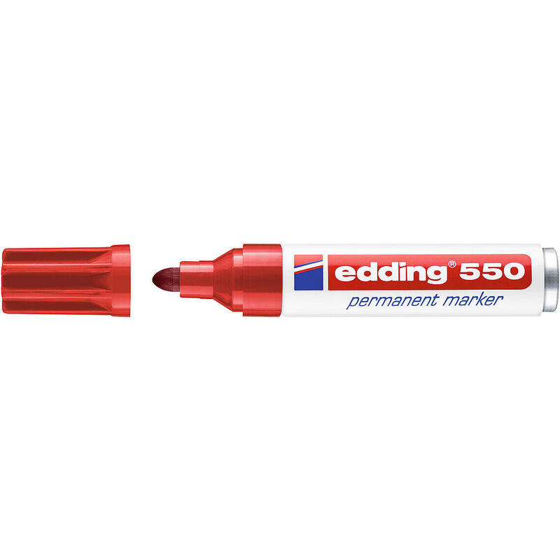 pack-de-10-unidades-edding-marcador-permanente-550-rojo