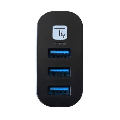 techly-mini-hub-giratorio-con-3-puertos-usb-30-negro