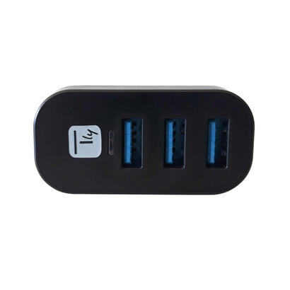 techly-mini-hub-giratorio-con-3-puertos-usb-30-negro