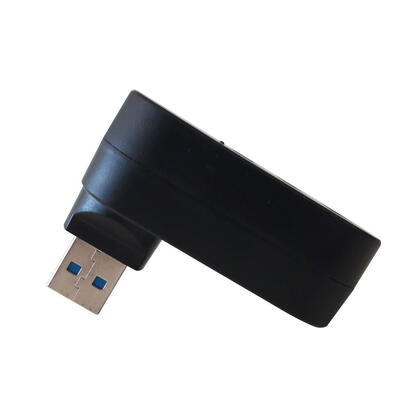 techly-mini-hub-giratorio-con-3-puertos-usb-30-negro