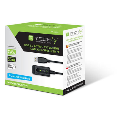 techly-iusb-rep220ty3-cable-usb-20-m-usb-20-usb-a-negro