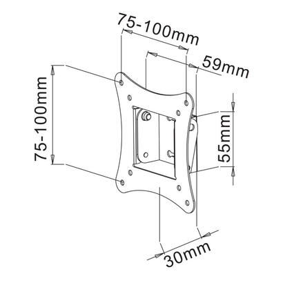 soporte-pared-techly-ica-lcd-900-tv-mount-762-cm-30-black