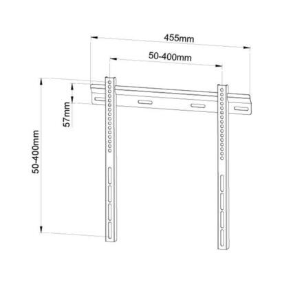 techly-106619-soporte-de-pared-tv-lcd-led-pdp-23-55-45kg-vesa-slim-black