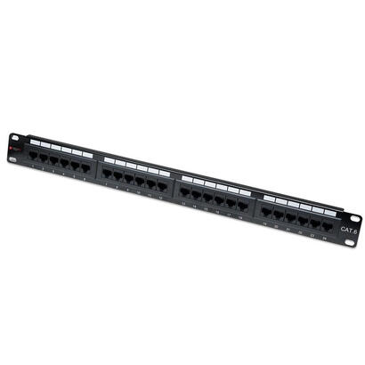 techly-022892-patch-panel-utp-cat6-1u-24-puertos-negro