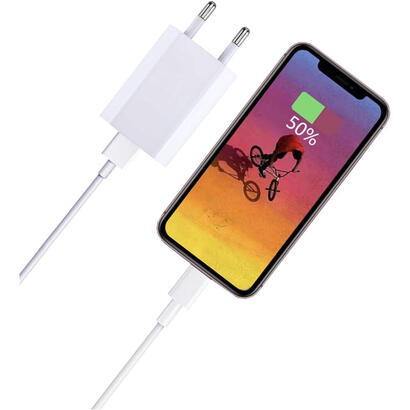 techly-100747-cargador-usb-techly-slim-230v-5v-1a-blanco