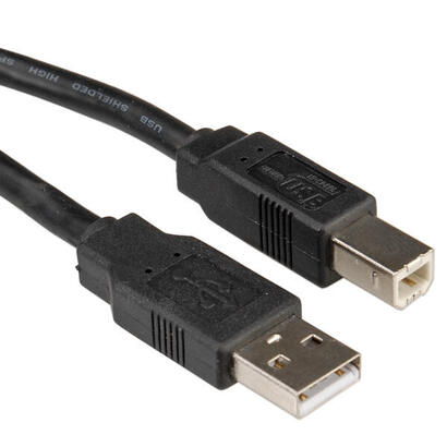 roline-11028830-cable-usb-3-m-usb-20-usb-a-usb-b-negro