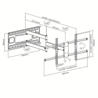 techly-soporte-de-pared-brazo-extensible-hasta-1015-mm-para-lcd-43-80inch-negro