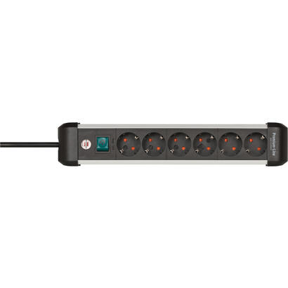 regleta-brennenstuhl-premium-alu-line-de-6-contactos-negroplata-3-metros-con-interruptor-de-seguridad