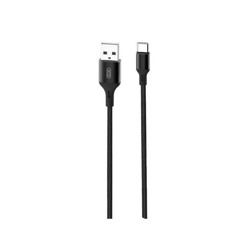 xo-cable-usb-a-macho-a-tipo-c-24a-carga-transmision-de-datos-alta-velocidad-2m-color-negro