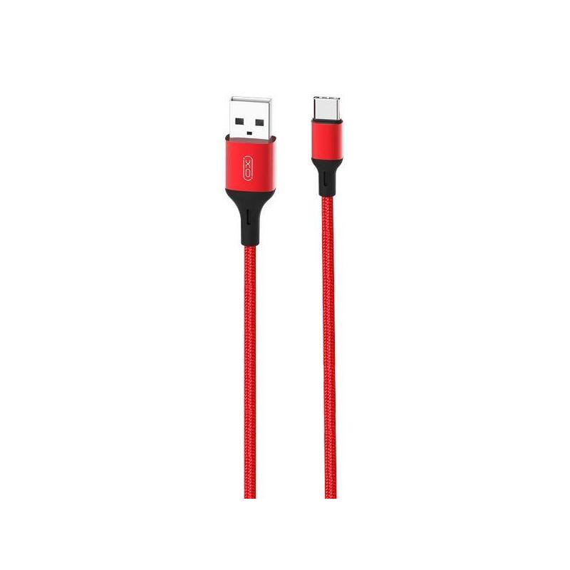 xo-cable-usb-a-macho-a-tipo-c-24a-carga-transmision-de-datos-alta-velocidad-1m-color-rojo