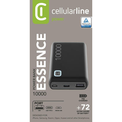 cellularline-powerbank-essence-univ-usb-a-10000mah-nero