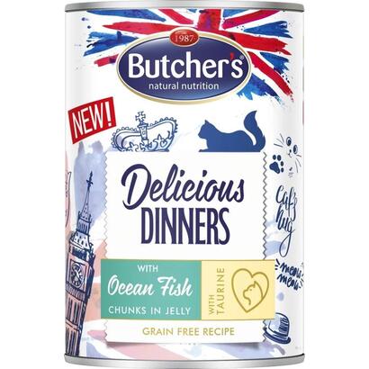 butcher-s-delicious-dinners-ocean-fish-chunks-in-jelly-wet-cat-food-400-g