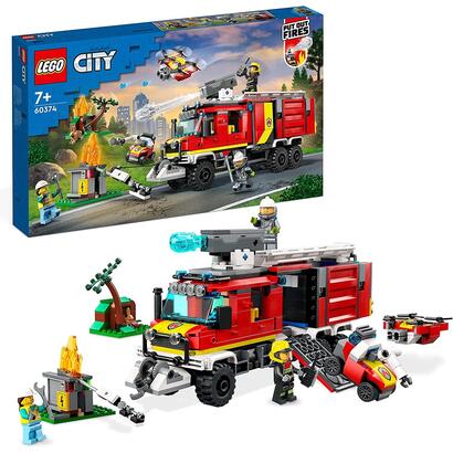 lego-60374-city-fire-brigade-command-vehiculo
