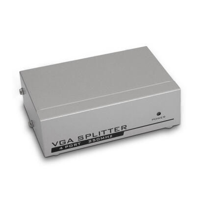aisens-svga-duplicador-para-4-monitores-con-alimentacion-plata-a116-0085